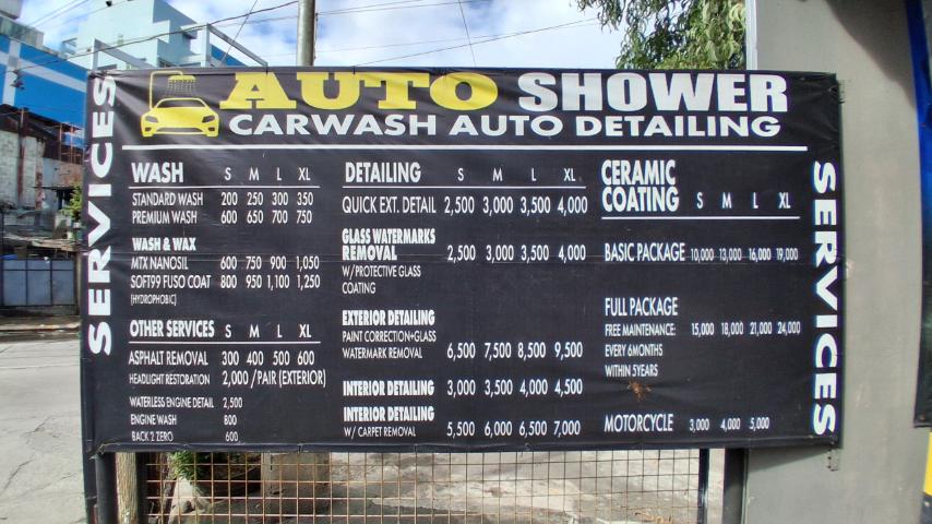 Auto Carwash, Detailing, and Engine Wash